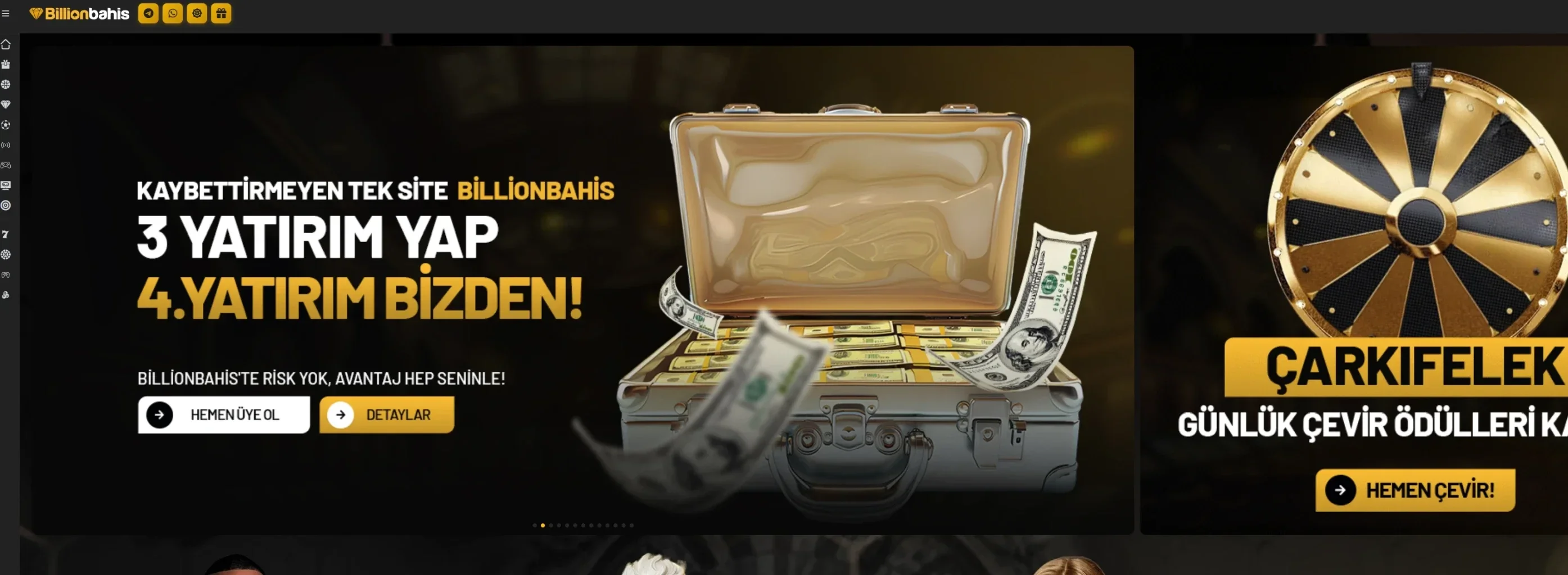 Billion Bahis ekran görüntüsü